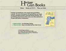 Tablet Screenshot of gunbooks.com